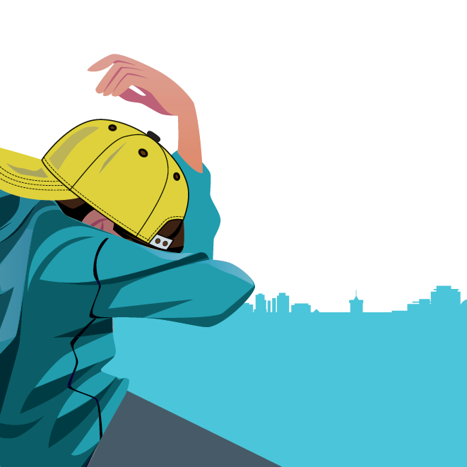 Grafik des Covers der Broschüre