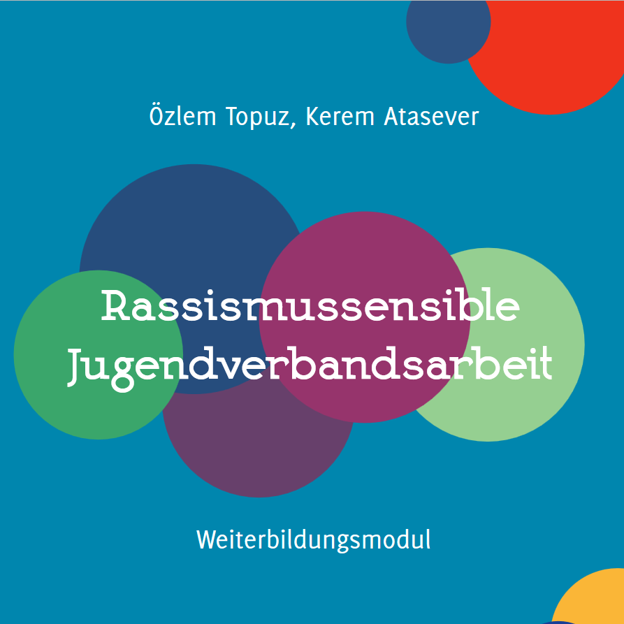 Cover der Broschüre "Rassismussensible Jugendverbandsarbeit"