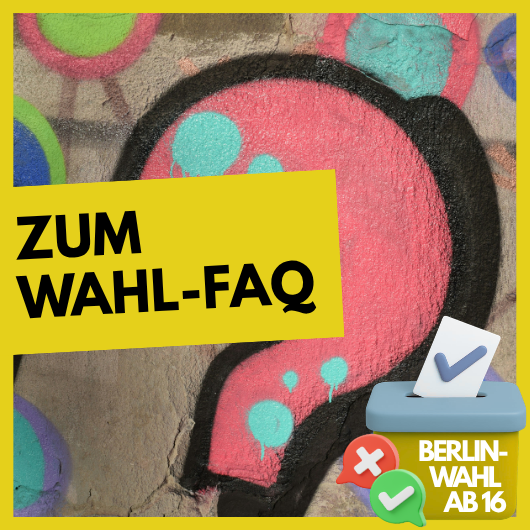 Banner: "Zum Wahl-FAQ"