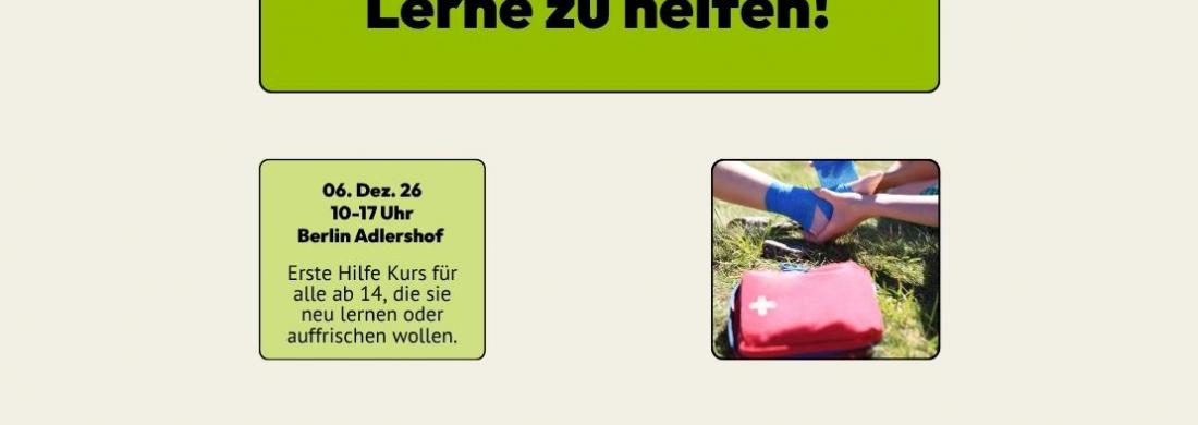 Dekoratives Bild mit Kruzinformationen zum Kurs