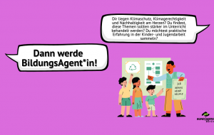 Werbebild Einführungsveranstaltung BildungsAgent*innen BUNDjugend Berlin